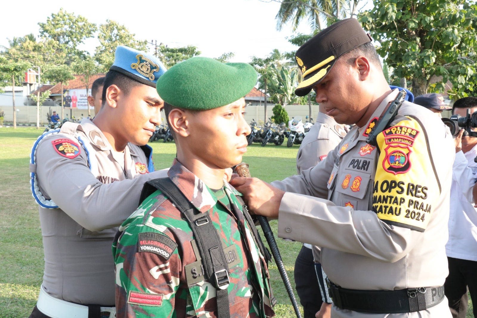 Polres Tulang Bawang Gelar Tiga Pos Pada Operasi Lilin Krakatau 2024, Berikut Lokasinya